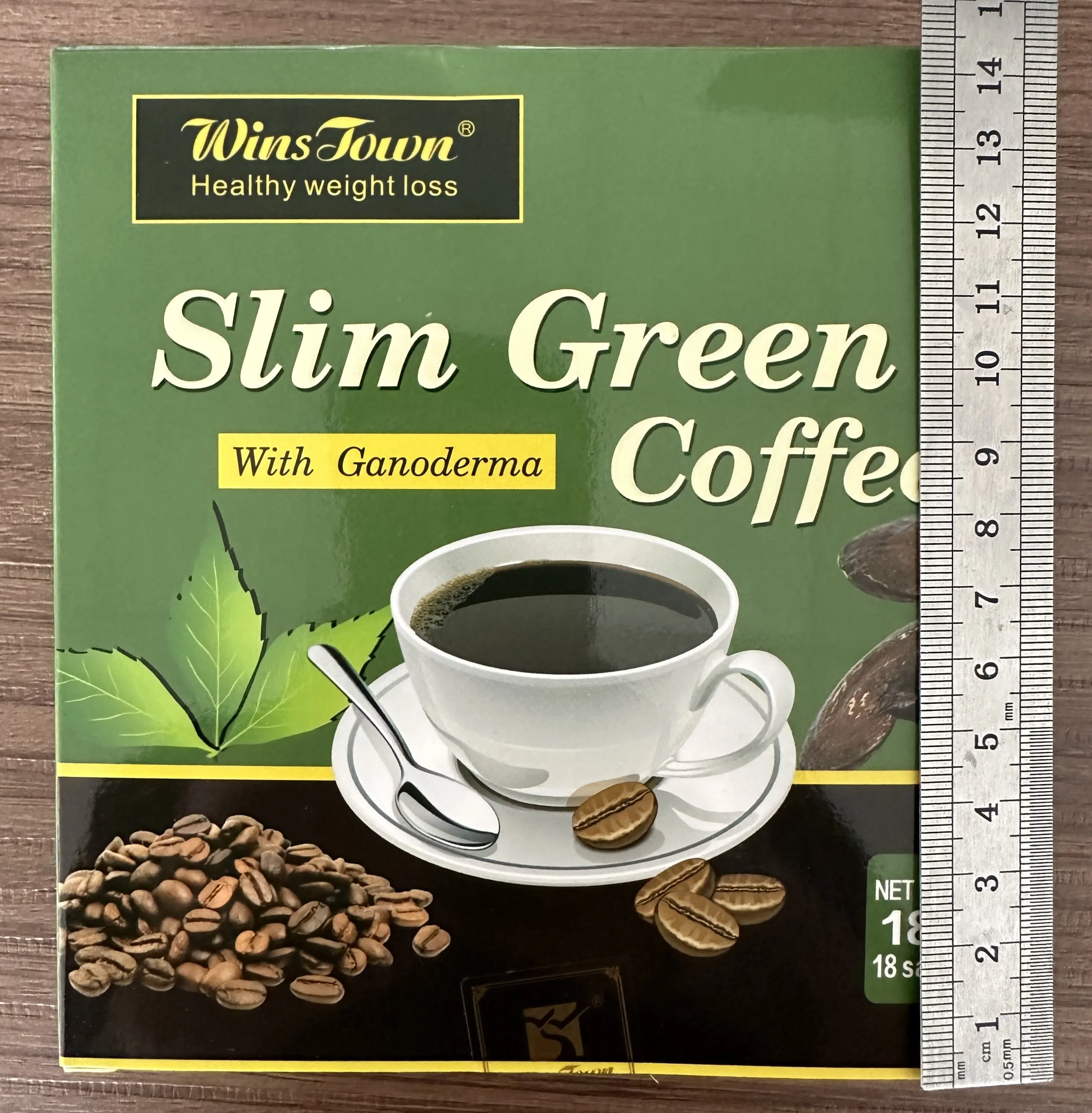 ホットセール18個入り/箱 スリミンググリーンコーヒー カス - Coffee Tea Weight Loss のレビューと価格