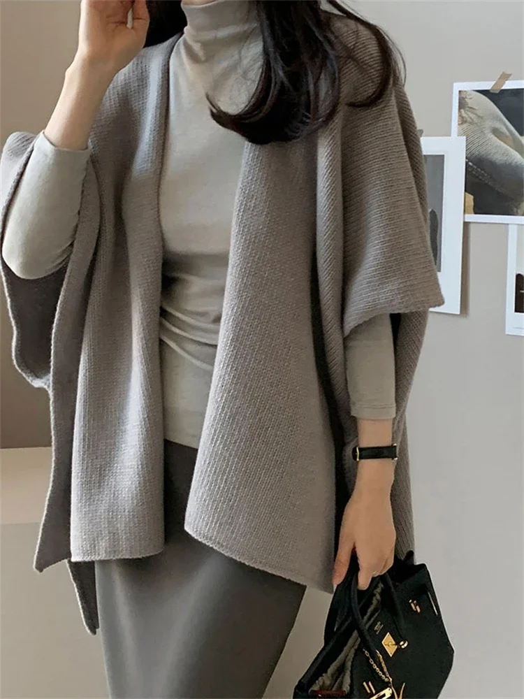 Winter Women Sweater Knitted Vest Oversize Girls Sweater Woman Cashmere Tops Sleeveless Tank Pullover Fall Maxi Vintage Y2k