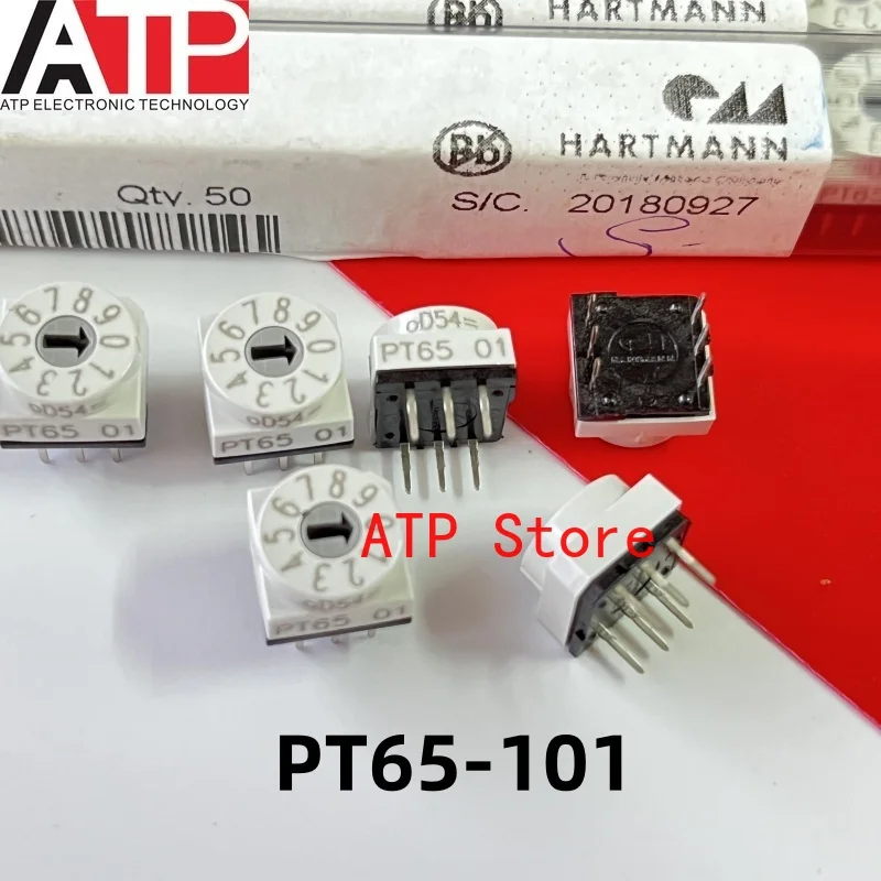 5PCS PT65-112 PT65-101 Encoding switch 4-bit 0-3 positive code 6-pin Integrated chip IC original inventory