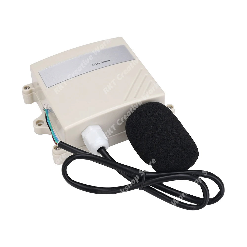 Wall‑mount Noise Sensor Industrial Decibel Detector High Sensitivity Environmental Sound Noise Monitoring Transmitter IP65 DC10‑