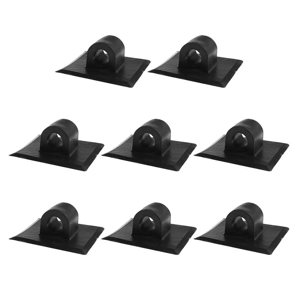 8Pcs Kayak Motor Mount Clip Set for Inflatable Canoe Dinghy Outboard Motor Bracket Stand Holder Secure Stable Boat Accessory