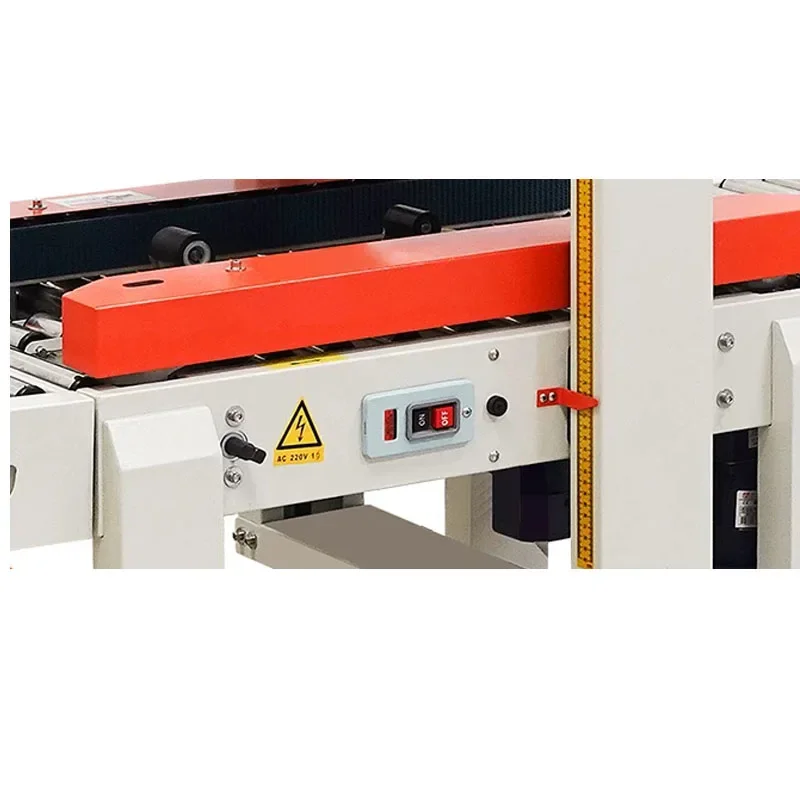 Automatic Carton Sealing Machine Top Bottom Tape Applicator Adjustable Height for Warehouse Express Box Sealing Works Customized