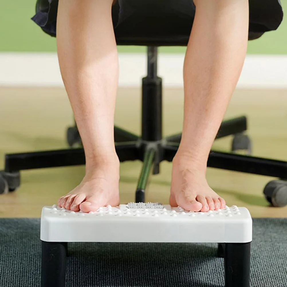

1Pcs Safe and Practical Footrest with Roller Massager for Kids Adults Home Office Use Roller Footrest Foot Rest