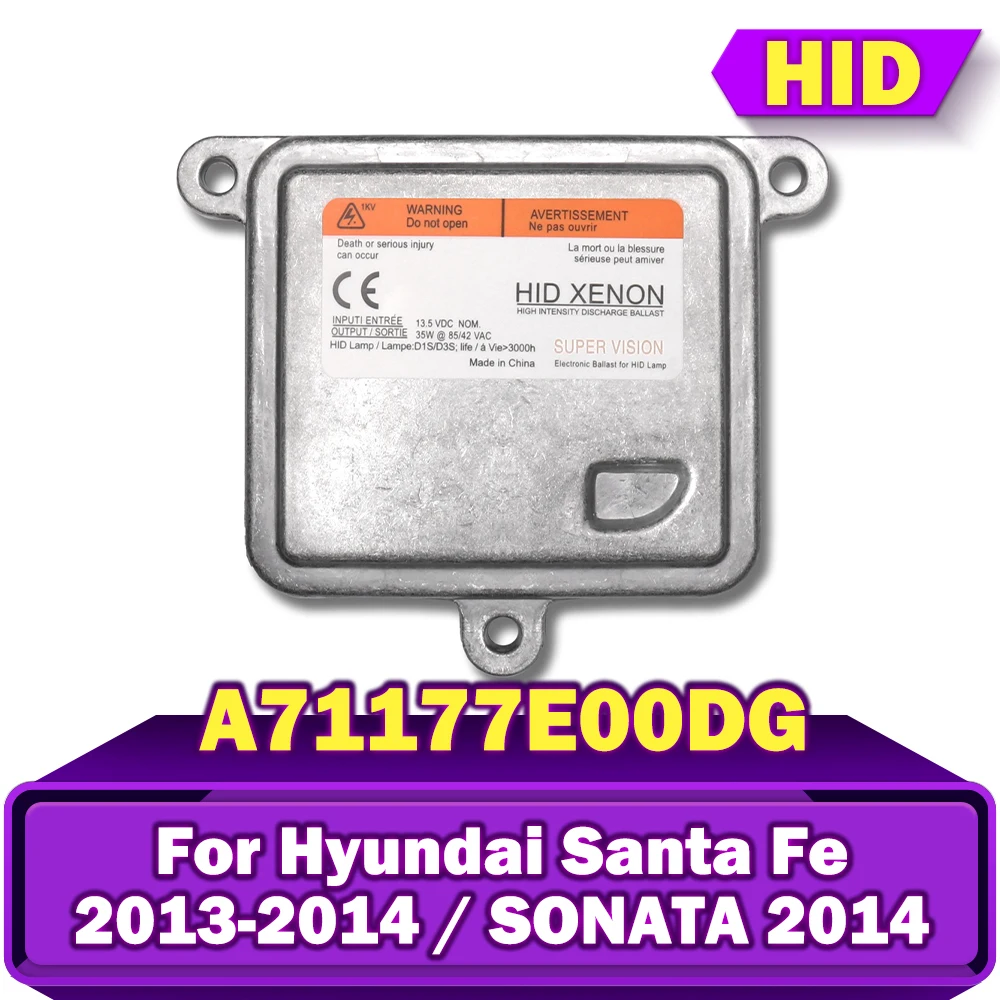 

10R-034663 A71177E00DG Автомобильный ксеноновый HID электронный балластный модуль 35 Вт, воспламенитель управления D1S D3S для Hyundai Santa Fe 2013 2014 SONATA