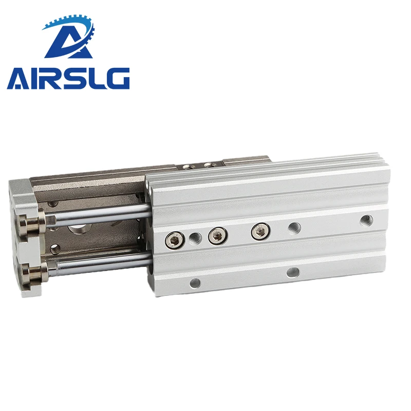 MXQ SMC Type Air Slide Table Dual Rod Rail Slide Air Pneumatic Cylinder MXQ6 MXQ8 MXQ12 MXQ16 MXQ20 MXQ25 Stroke 10 20 30 150mm