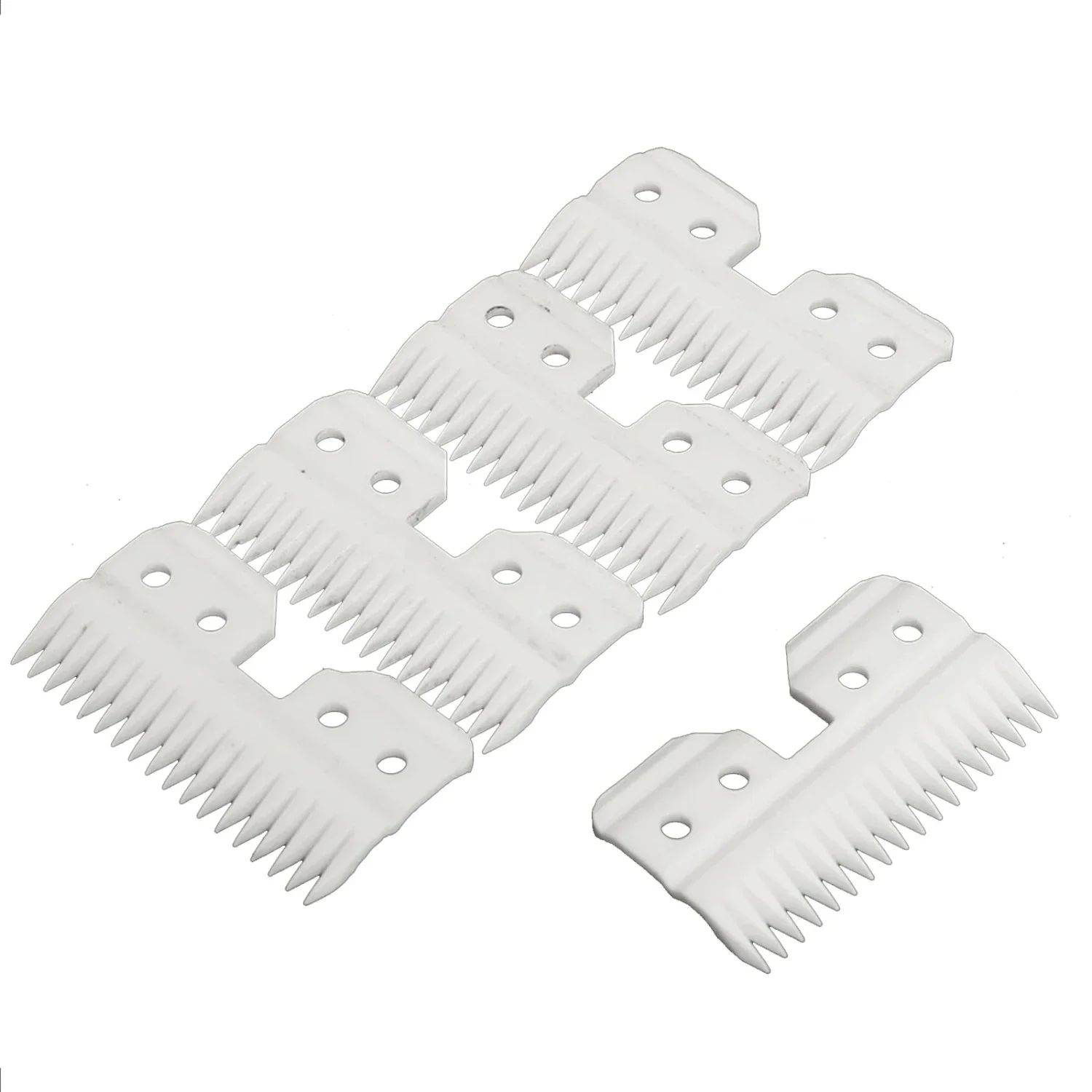 

Top-Quality Efficient 18-Teeth Ceramic Moving Blade Dog Grooming Accessories - Complete Set of 5 High-Grade Pieces for Professio