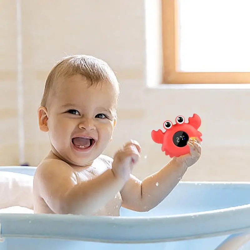 Baby Water Temperature Gauge For Bath Cute Crab Bath Shower Temperature Gauge For Baby Safety Pregnancy Bathtub Temperature