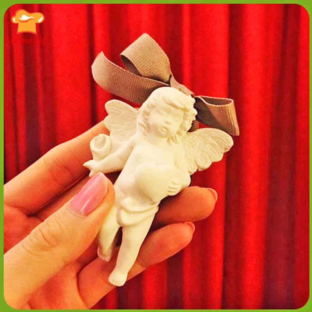 

3D Angel Love Heart Baby Silicone Molds Fondant Cake Sugarcraft Chocolate Decor Mould Icing Mold