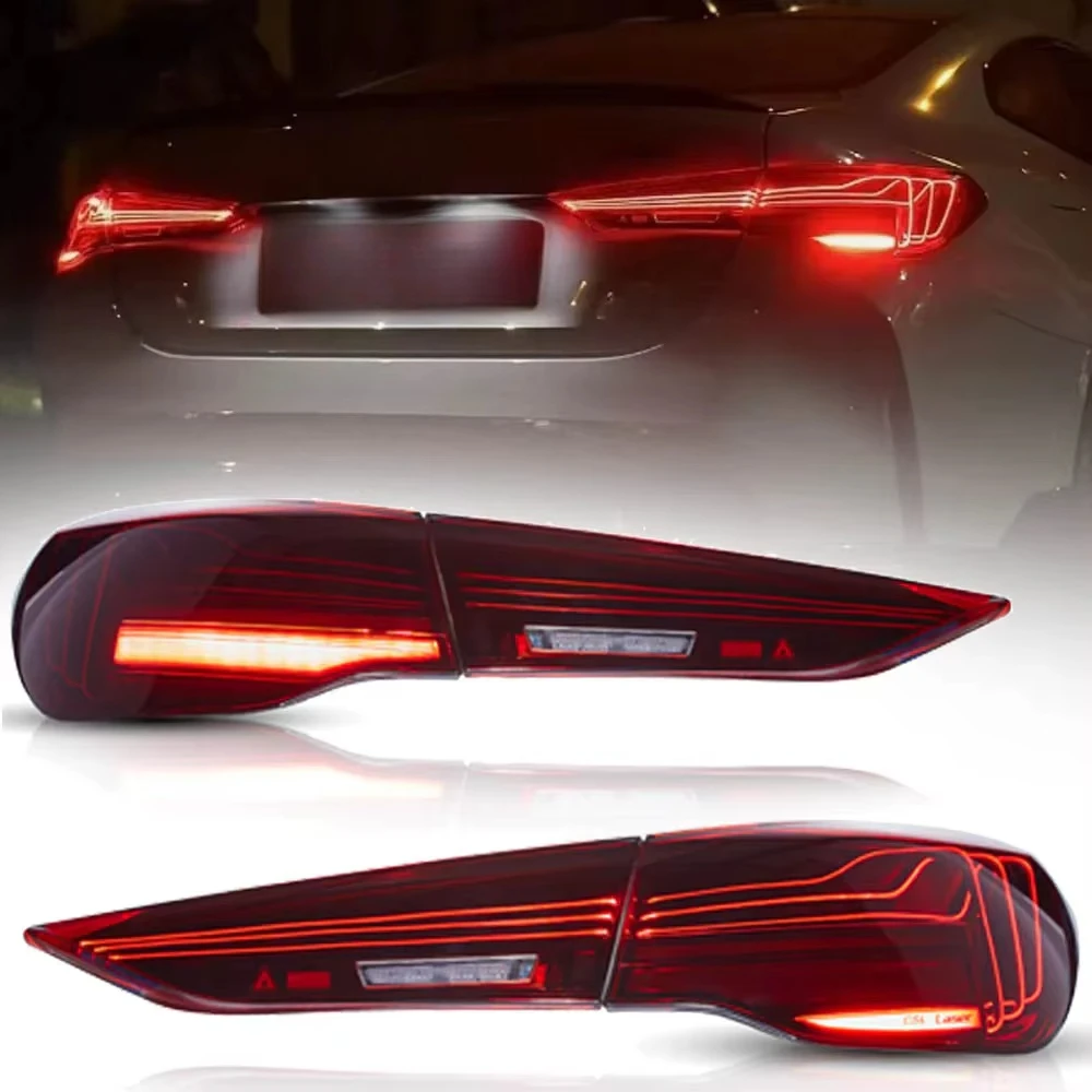 Suitable for BMW 4 Series G22/G23/G26 Automotive Rear Brake LED Tail Lamp, Dragon Scale Design With Sequential Turn Signals