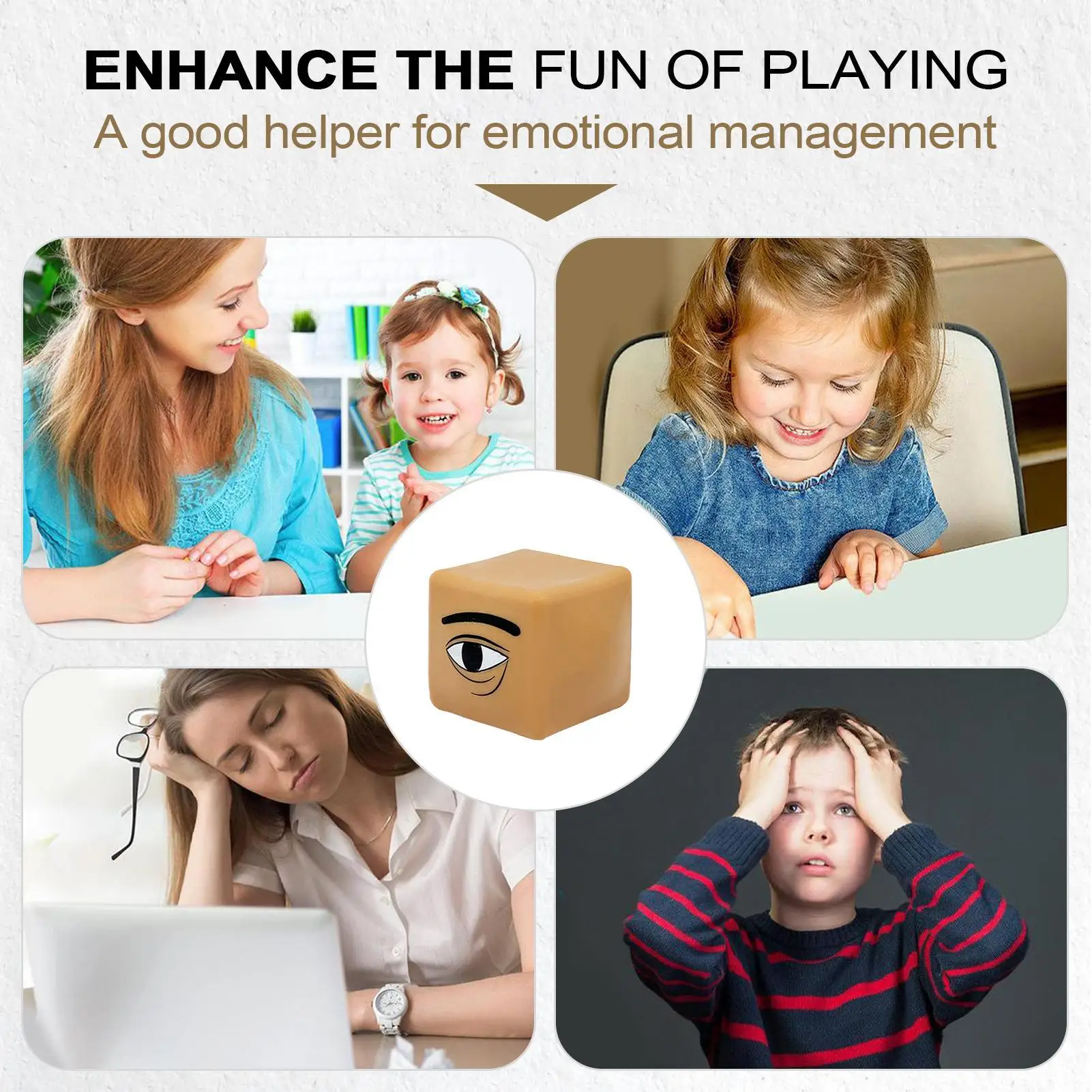 ألعاب الضغط لعبة فيدجيت الحسية للاسترخاء على شكل عين واحدة أداة تهدئة قابلة لإعادة الاستخدام لهدايا الأطفال الصغار والبنات والأولاد