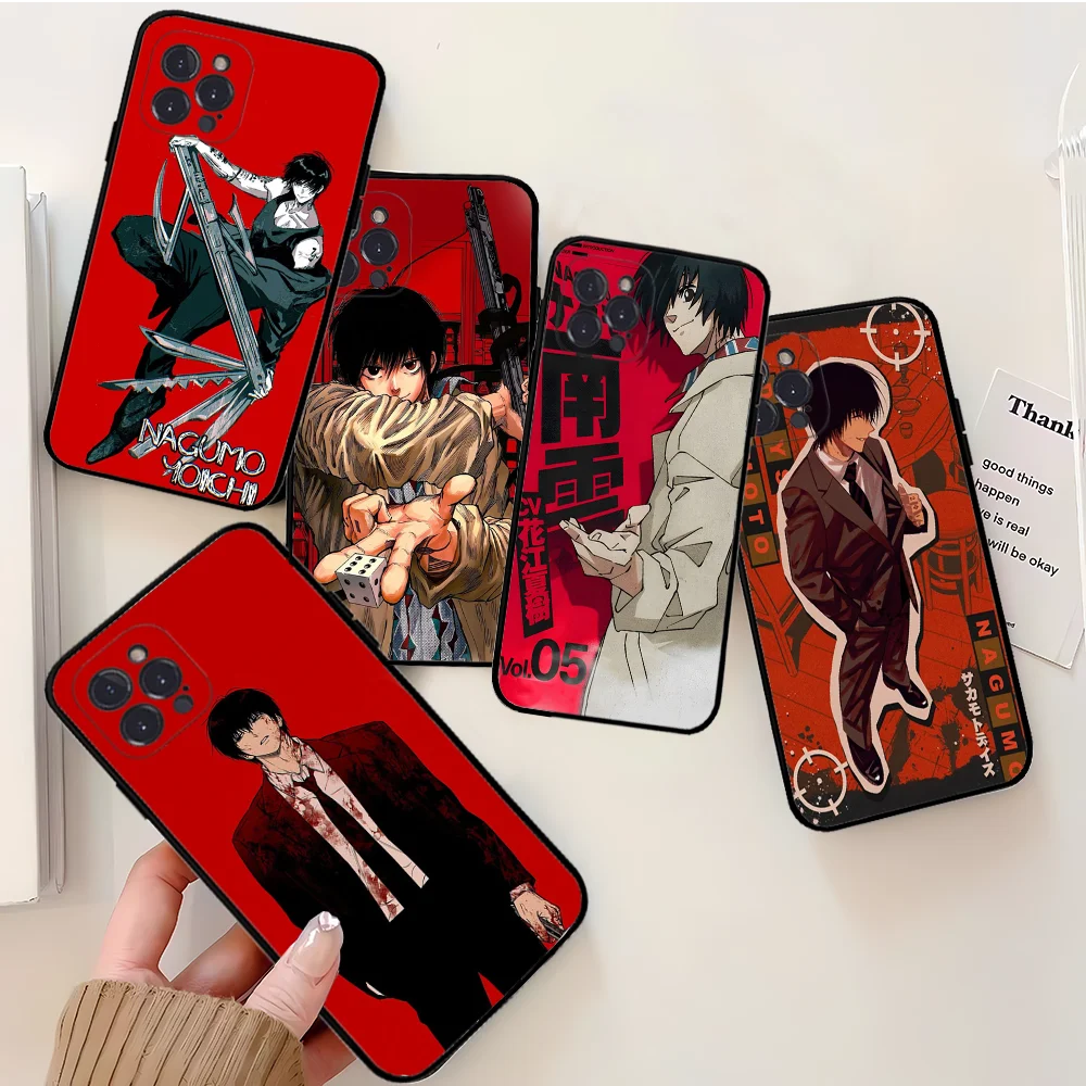 

Sakamoto Days Yoichi Nagumo Phone Case For IPhone 16 15 14 13 12 Mini 11 Pro XS Max X XR SE 6 7 8 Plus Soft Silicone Cover