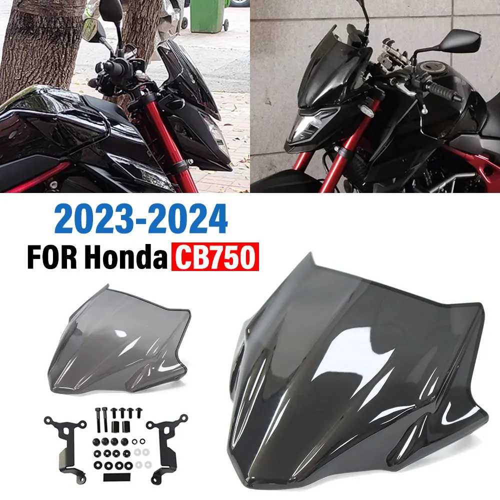 

FOR HONDA CB 750 HORNET 2023-2024 Motorcycle Front Windshield Fairing Racing SportsWindscreen Wind Deflector Shield Accessories