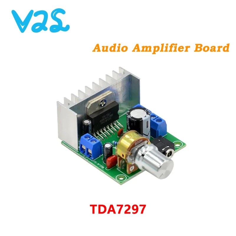 

1pcs TDA7297 Audio Amplifier Board Module Dual-Channel Parts For DIY Kit Dual-Channel 15W+15W Digital Amplifier DC 9-15V