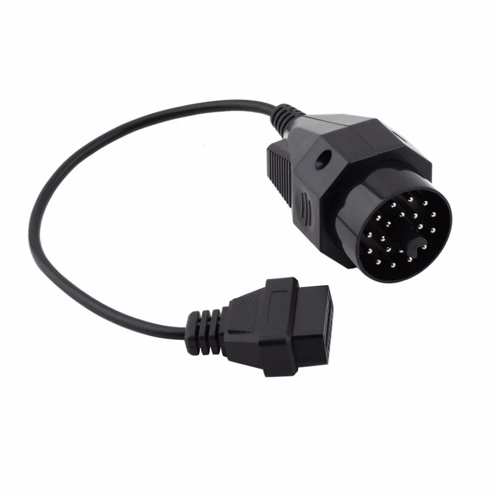 For B.MW 20pin OBD II OBD Adapter For B.MW 20 PIN to OBD2 16 PIN Female Connector E36 E39 X5 Z3