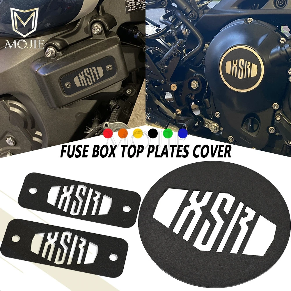 New Aluminum Fuse Box Top Plates Decorative Covers Clutch Cover Top Caps 2016 2017 2018 2019 2020 2021 FOR YAMAHA XSR900 XSR 900
