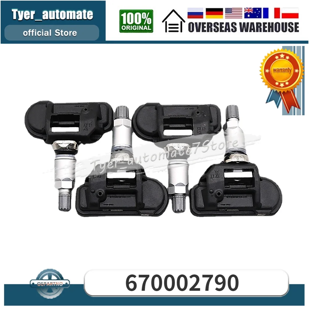 

670002790 For Alfa Romeo 4C Citroen Jumper Fiat Ducato Maserati Ghibli Peugeot Boxer Tire Pressure Monitoring System 433MHz