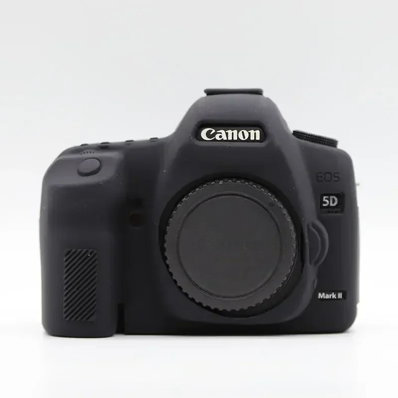 

DSLR Digital Camera ONLY Silicone Armor Skin For Canon EOS 5D Mark II 2 5DII 5D2 Case Body Cover Protector Body