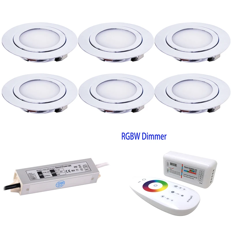 recesso led mini downlight com driver monitor de gabinete no solo palco ktv sky spotlight regulavel remoto 3w rgb 100v265v 12v 01