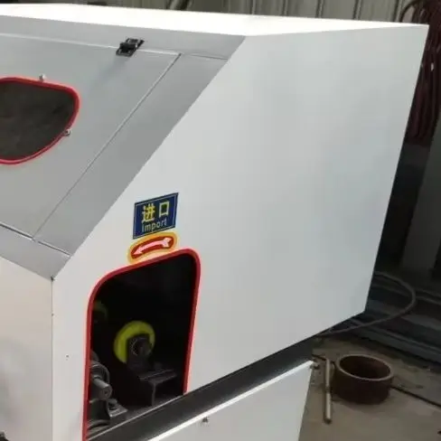 Two-station round tube rust machine polishing machine wire drawing and grinding