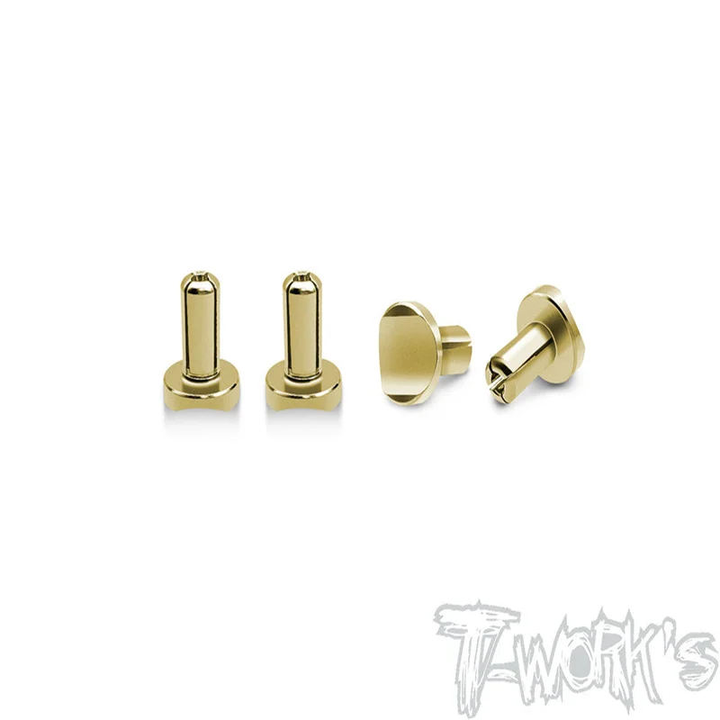 Original T works EA-028-4SM 4mm Male Short Battery Connector ( 4pcs. ) professional Rc part