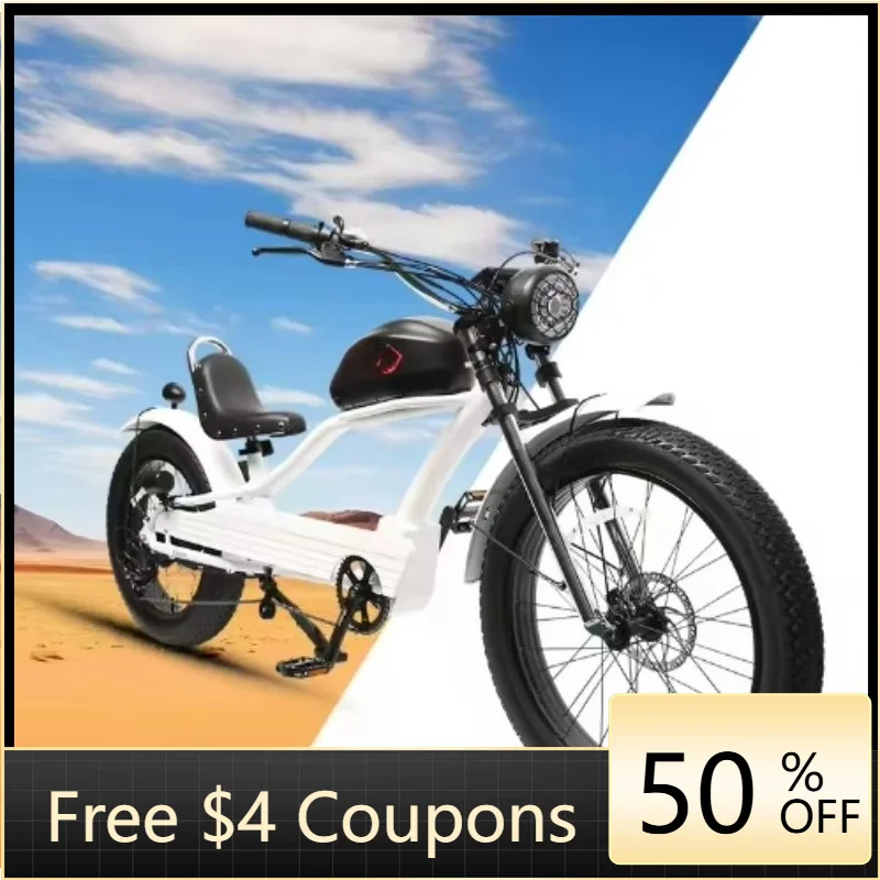 

Rs 500W Fat Tire Retro Cherokee Style Alloy Frame Wholesale Electric Motorcycle for Urban Commuting and Off-Road Adventures