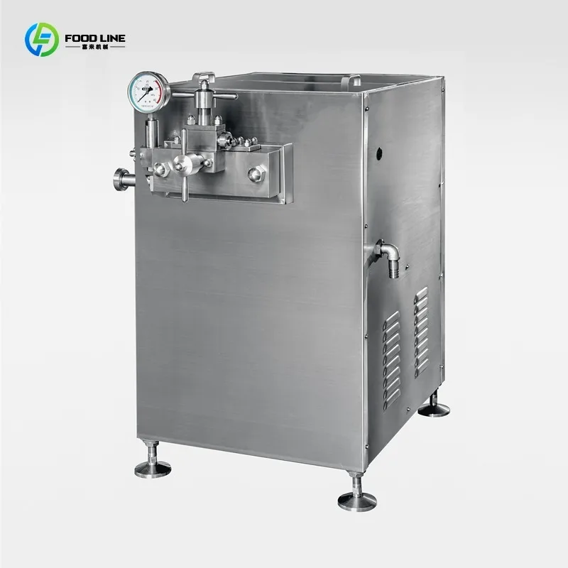 Customized Automatic High Pressure Milk Homogenizer Machine Milk Juice Drink High Pressure Homogenizer