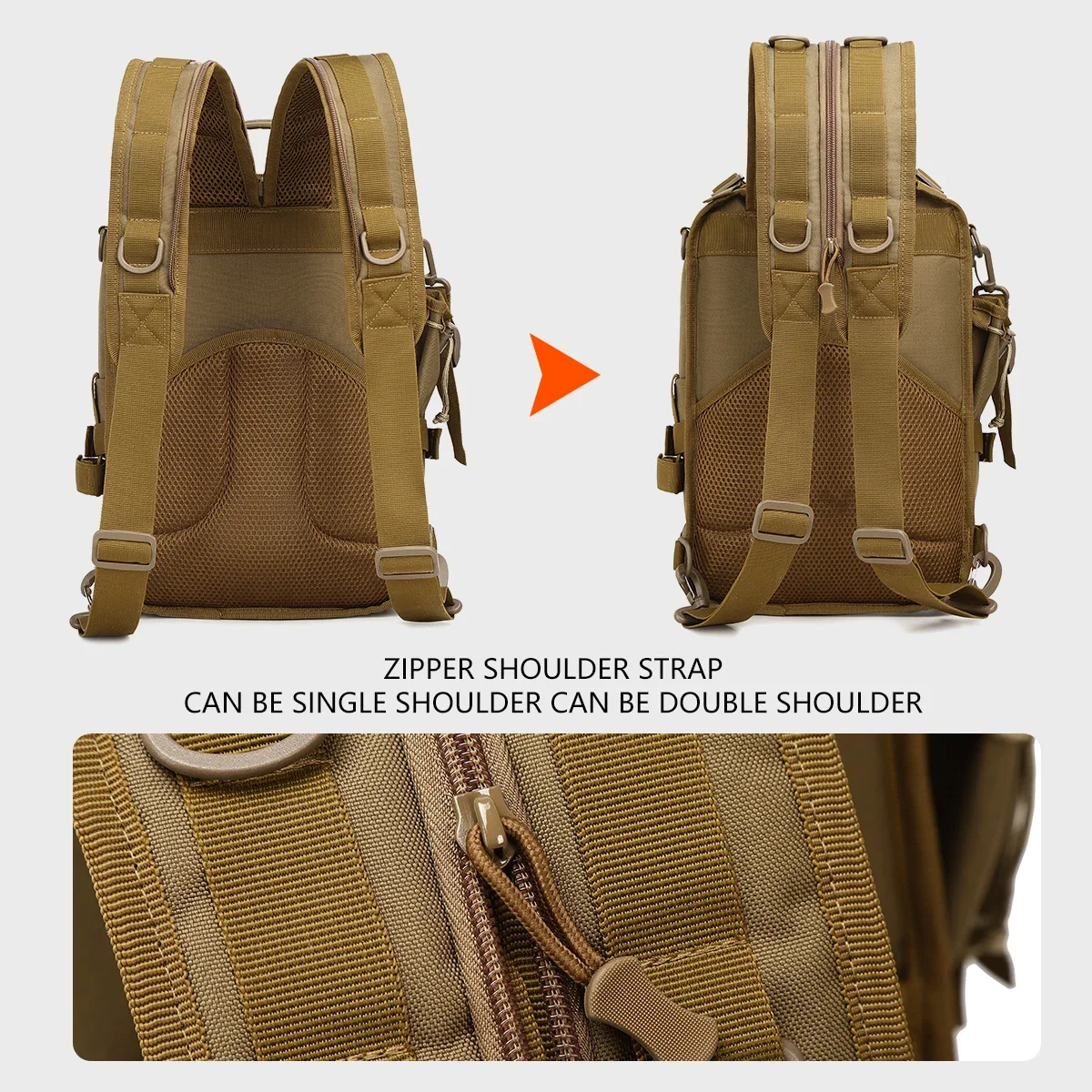 One-Shoulder Messenger Bag Outdoor Sports Camouflage Large Chest bag Saddle sac Multifunctional Waterproof Tactical Bags Mochila