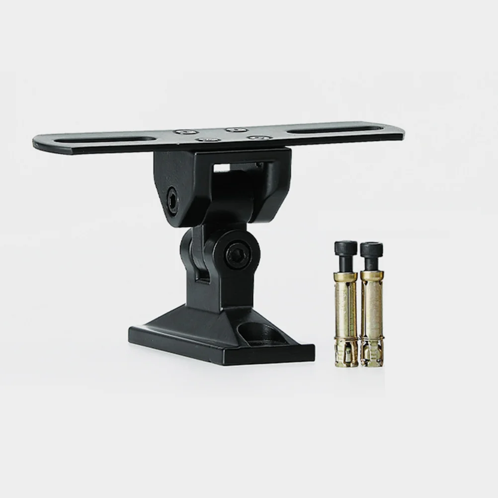 Horizontal Rotation Speaker Stand Vertical Adjustment Zinc Alloy Wall Mount Bracket Bookshelf Speaker Shelf Center Channel