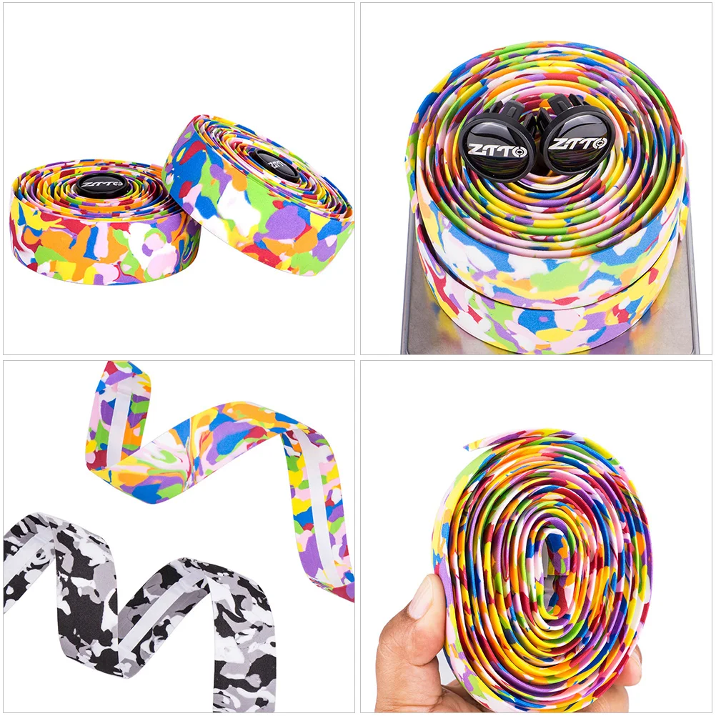 Handlebar Strap Duct Tape Ribbon Damping Bike Anti-skid Straps Synthetic Sponge