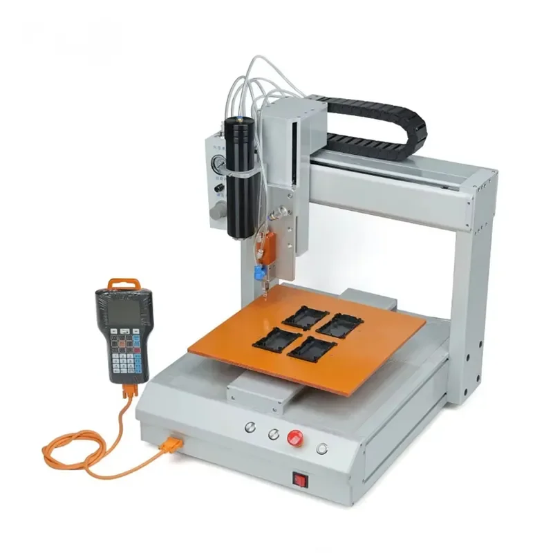 High Precision Automatic Desktop Dispensing Machine for Mobile Phone Case Watch and Other Precision Electronic Products