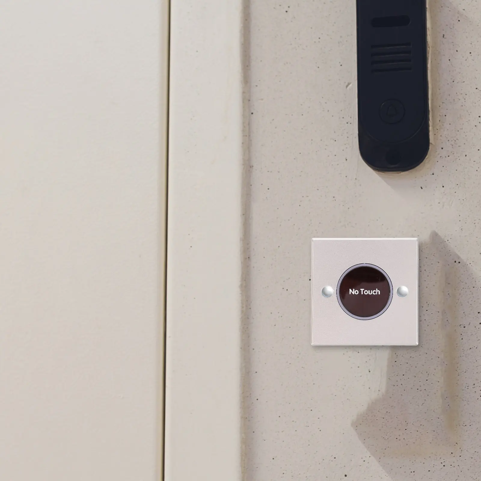 

Sensor Exit Button Contactless Door Access Control Easy Installation Wall Plate Cover Protector Automatic