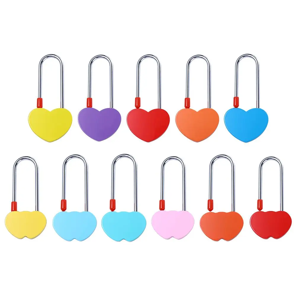 Travel Supplies Without Key Heart Shape For Lovers Wedding Everlasting Love Wedding Gifts Love Padlock Wish Lock Keepsake