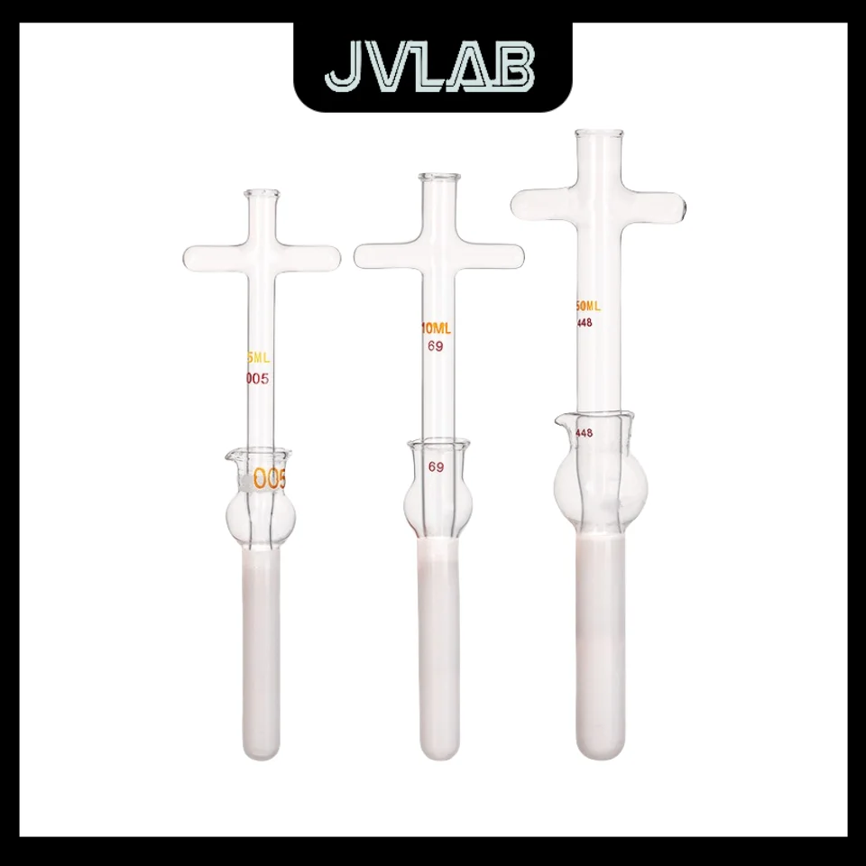 

High Borosilicate Glass Homogenizer Micro Tissue Cell Grinding Tool Cross Handle 0.5-50ml Capacity JVLAB
