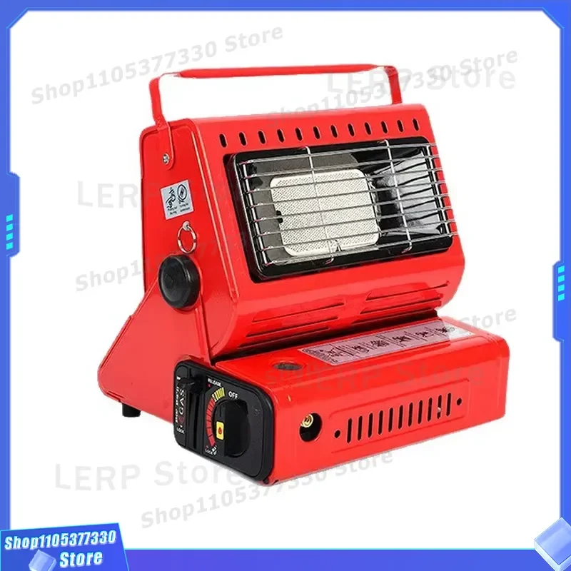 Portable Stainless Steel Gas Stove Windproof Outdoor Camping Heater for Tent Hiking Backpacking Travel Cooking Burner