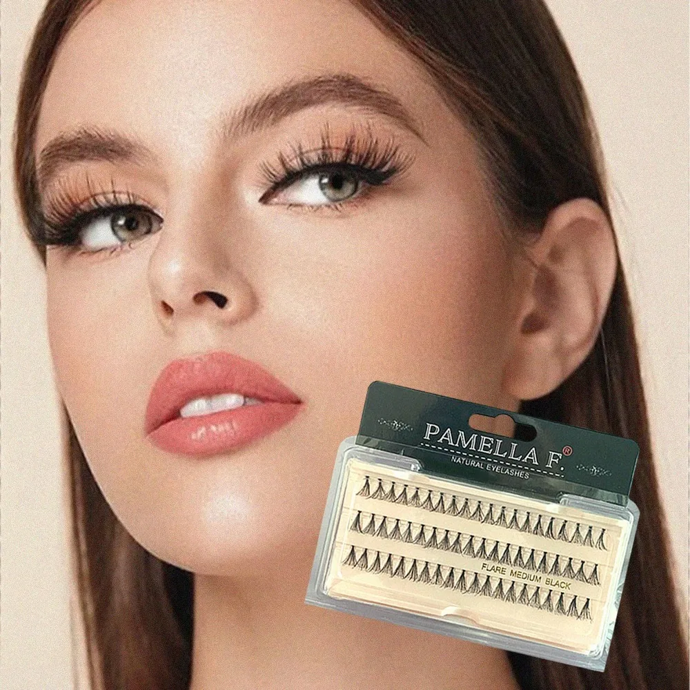 韓国風つけまつげキット（グルーとピンセット付き）で自然なふんわり感を実現