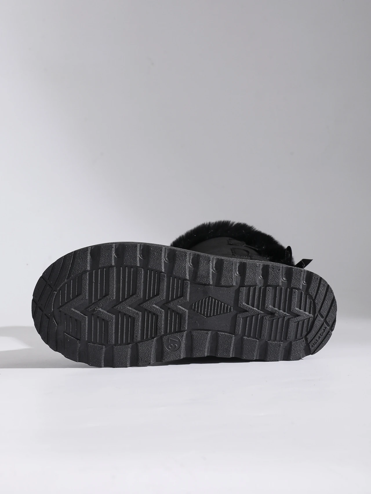 Winter Frauen Mid-kalb Stiefel Dicken Plüsch Dicke Sohle Nicht-slip Mode Schnee Stiefel Frauen Einfarbig Klassische retro Schuhe für Frauen – Detail 9