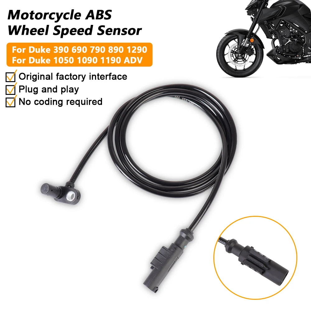 

Motorcycle Front Rear Wheel ABS Speed Sensor Cable Brake Signal Wire Cord For Duke 390 690 790 890 1290 1050 1090 1190 ADV
