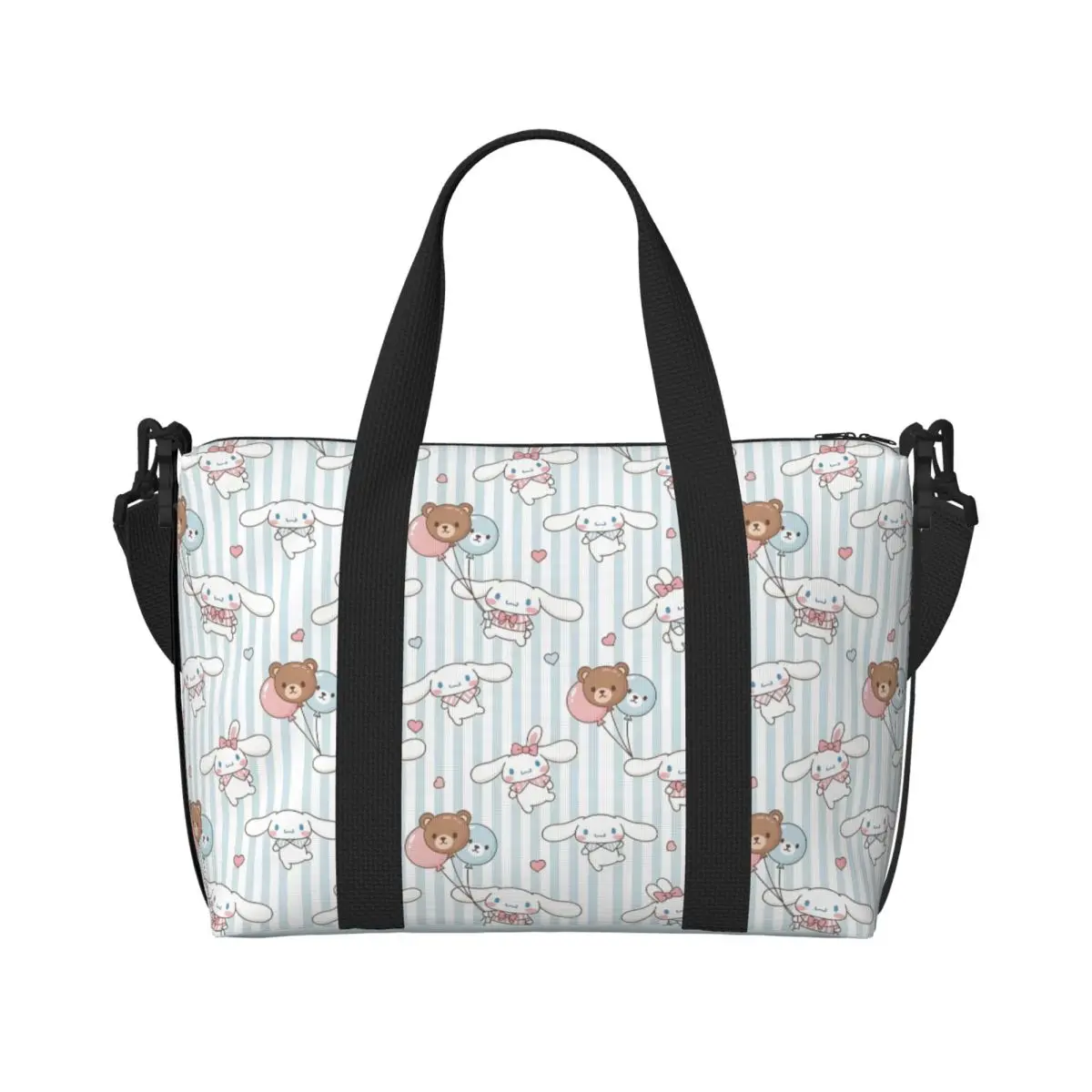 

Пользовательские Cinnamoroll продукты для покупок сумки-тоут женские большие вместительные сумки для собак аниме тренажерный зал пляжные дорожные сумки