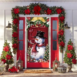 Christmas Hanging Flag Porch Door Banner Christmas Decorations For Home 2024 Ornaments Xmas Gifts Navidad New Year Decor 2025