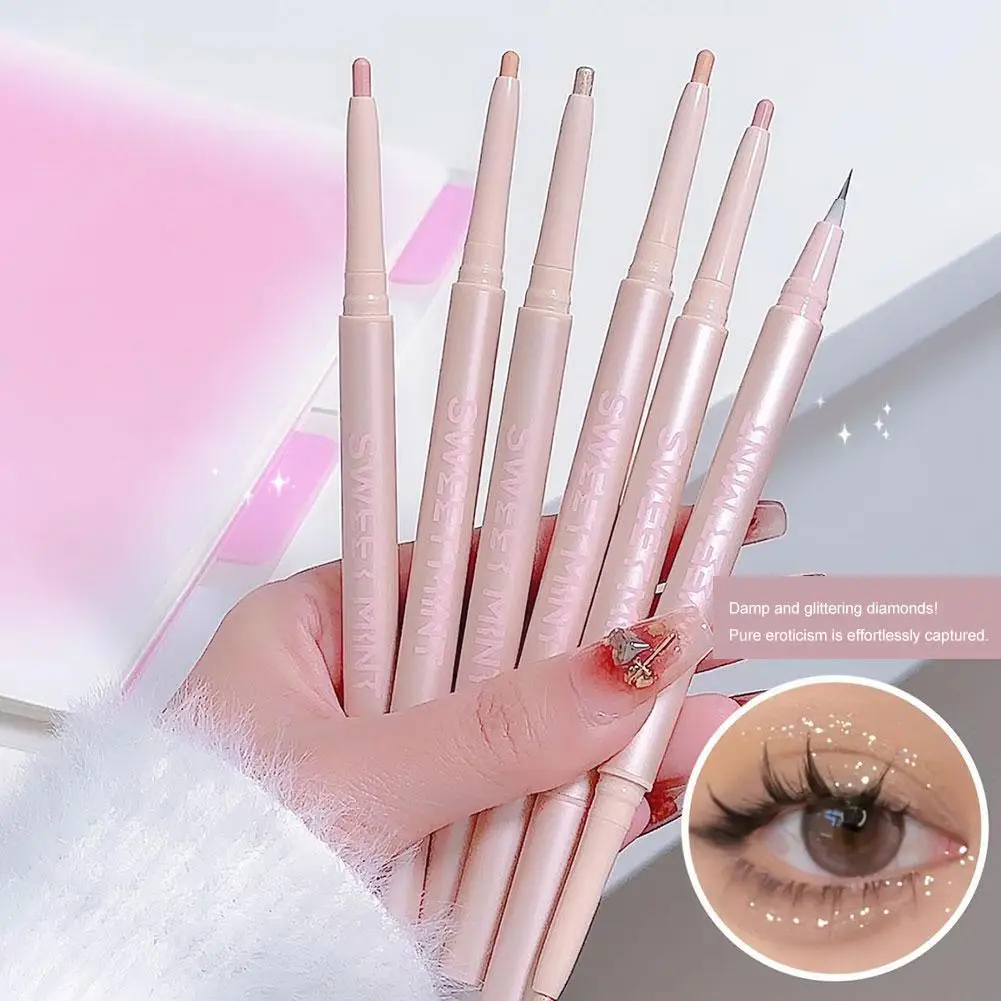 1 pz Matita per sopracciglia a punta fine a doppia punta, impermeabile, matita che non sbiadisce, colore naturale per sopracciglia resistente al sudore, a prova di sbavature, S1N8