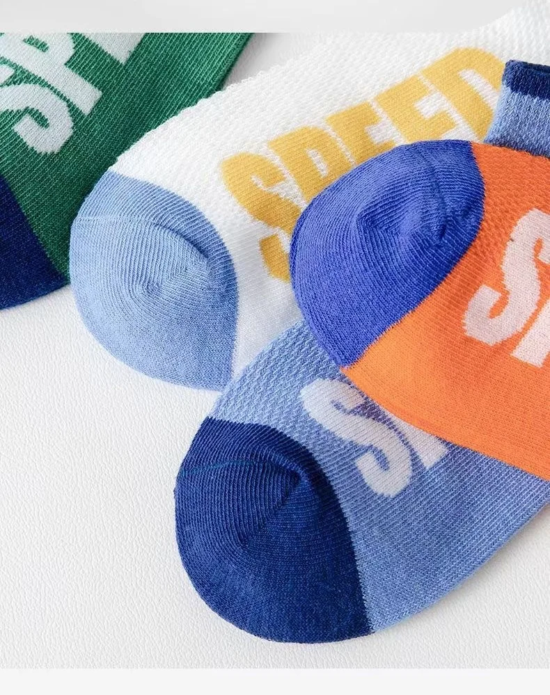 Babys ocken Sommer Mesh Socken Kinder sommers ocken atmungsaktive Baumwoll socken für Jungen 5 paare/los – Detail 8