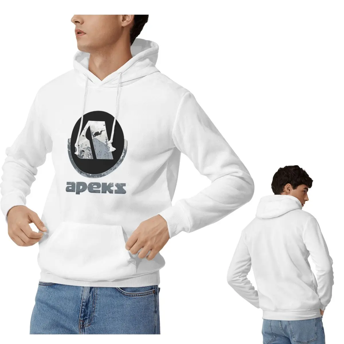 

Толстовки A For Apeks Essential, мужские и женские повседневные пуловеры, толстовки в стиле Харадзюку, одежда с длинными рукавами, осень-зима