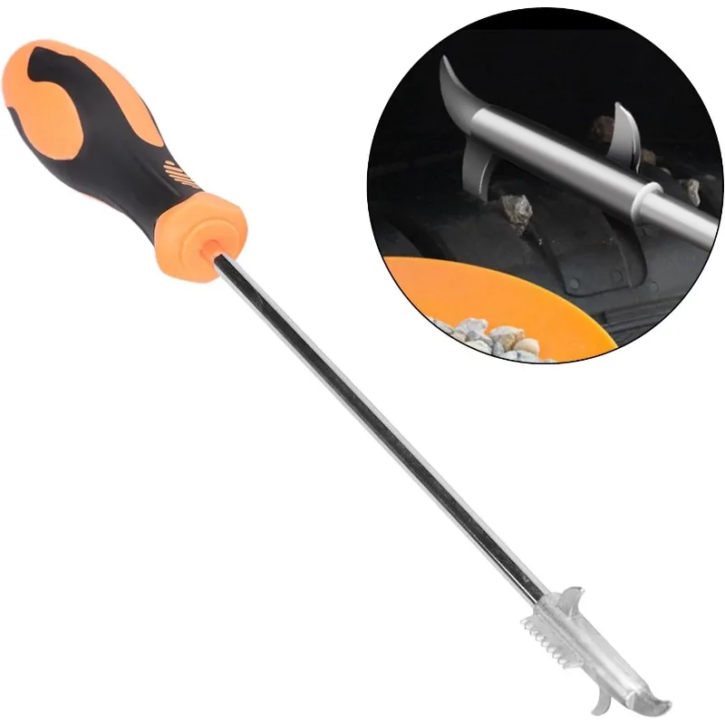 Car Tire Stone Cleaning Tool Stone Picking Device Buckle Picking Hook Multifunctional Car Tire Stone Cleaning Hook Removal Stone