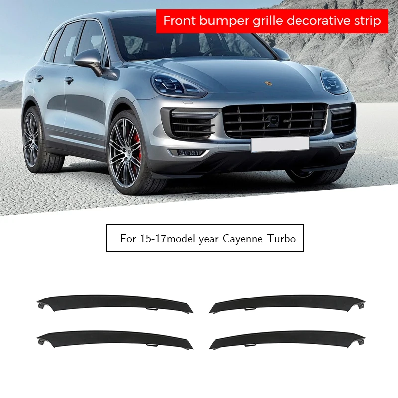 

95850568512G2X 95850568612G2X 95850587812G2X front bumper grilles decorative strip for Porsche 958.2 turbo 2015-2017