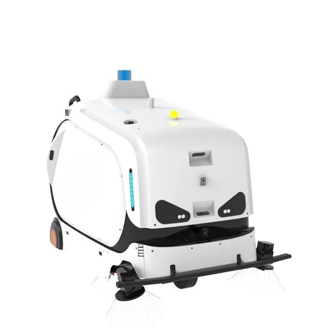CE Certified W1 Outdoor Cleaning Robot Automatic Sweeping Dust Reduction Intelligent Management for Commercial Plaza Park