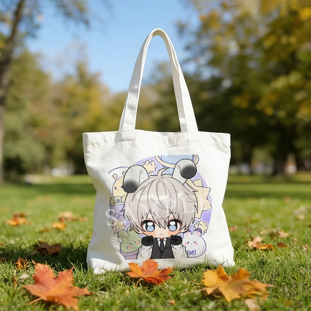 

Сумка с персонажами аниме Love and Deepspace, 35x40 см, Рафаэль, Зейн, Ксавьер, Калеб, на одно плечо, подарок для фанатов