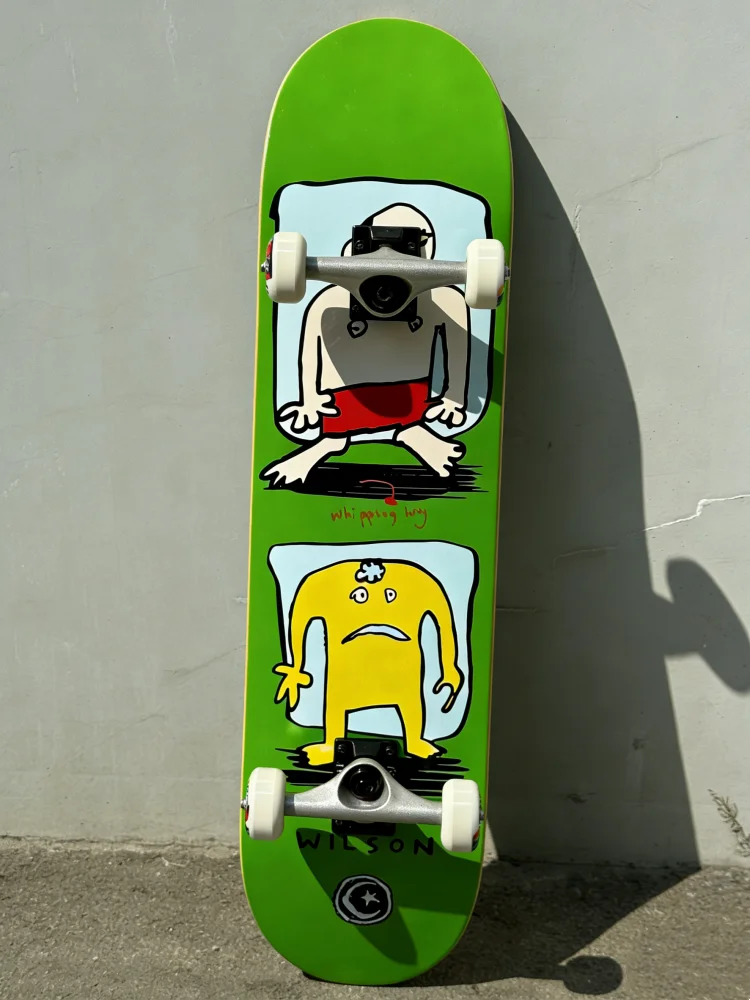 

Foundation Skateboard Complete Maple Double Concave Deck Professional Skateboard for Beginners Smooth Riding for Street Park