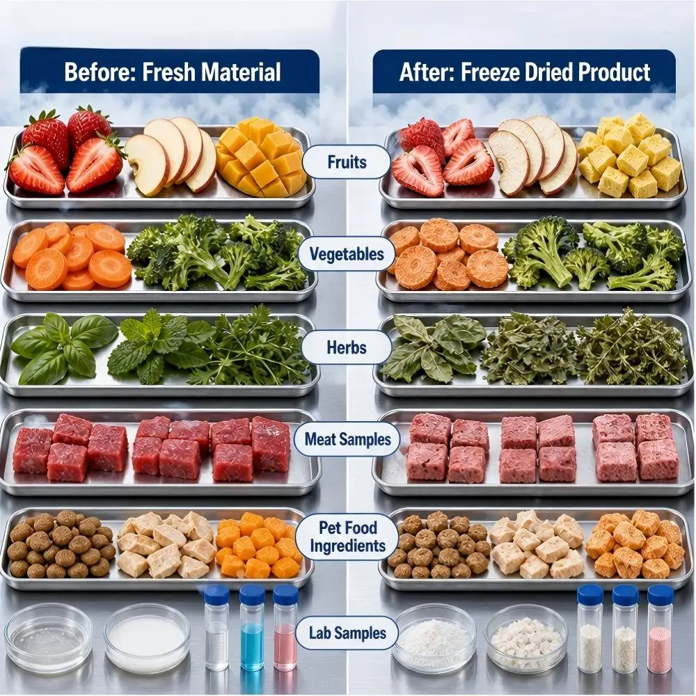10 Trays Competitive Price Home Freeze Dryer Lyophilizer SUS304 Stainless Steel For Candy/Fruit/Milk/Vegetable Instant