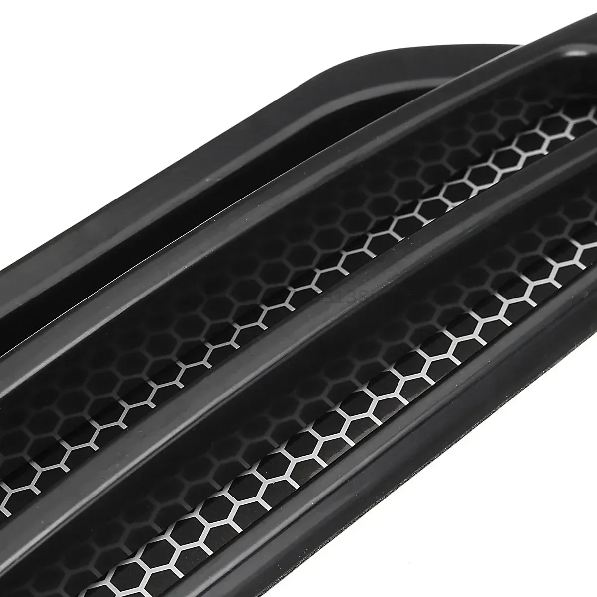 Universal Car Side Fender False Vent Sticker Racing Intake Grille Trim Chrome Decorative Car Side Air Flow Vent car Accessories