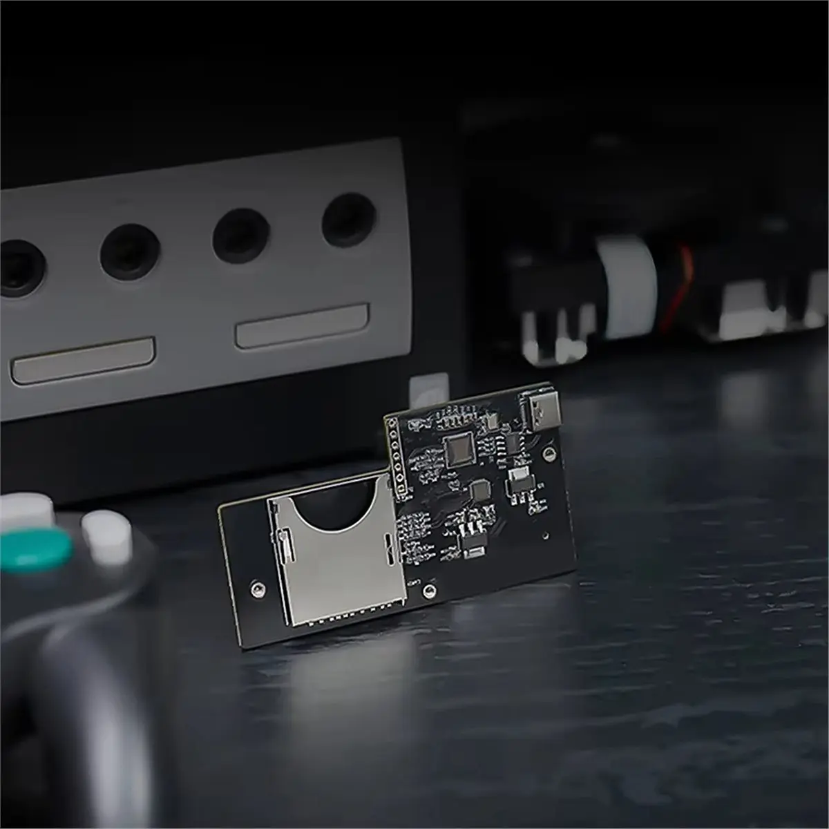 Summer sale-  V1.2 CD-ROM Emulator, Plug and Play Loader SD Loader, Card Plastic Adapter, Comes with 4 Screws